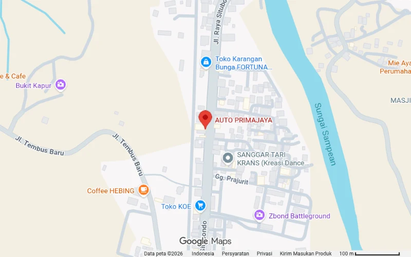 Peta lokasi AUTO PRIMAJAYA — buka di Google Maps
